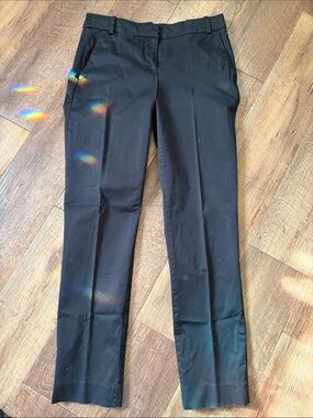 J. Crew Women’s Black Cotton Trousers